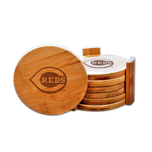 Cincinnati Reds Bamboo Coaster Set