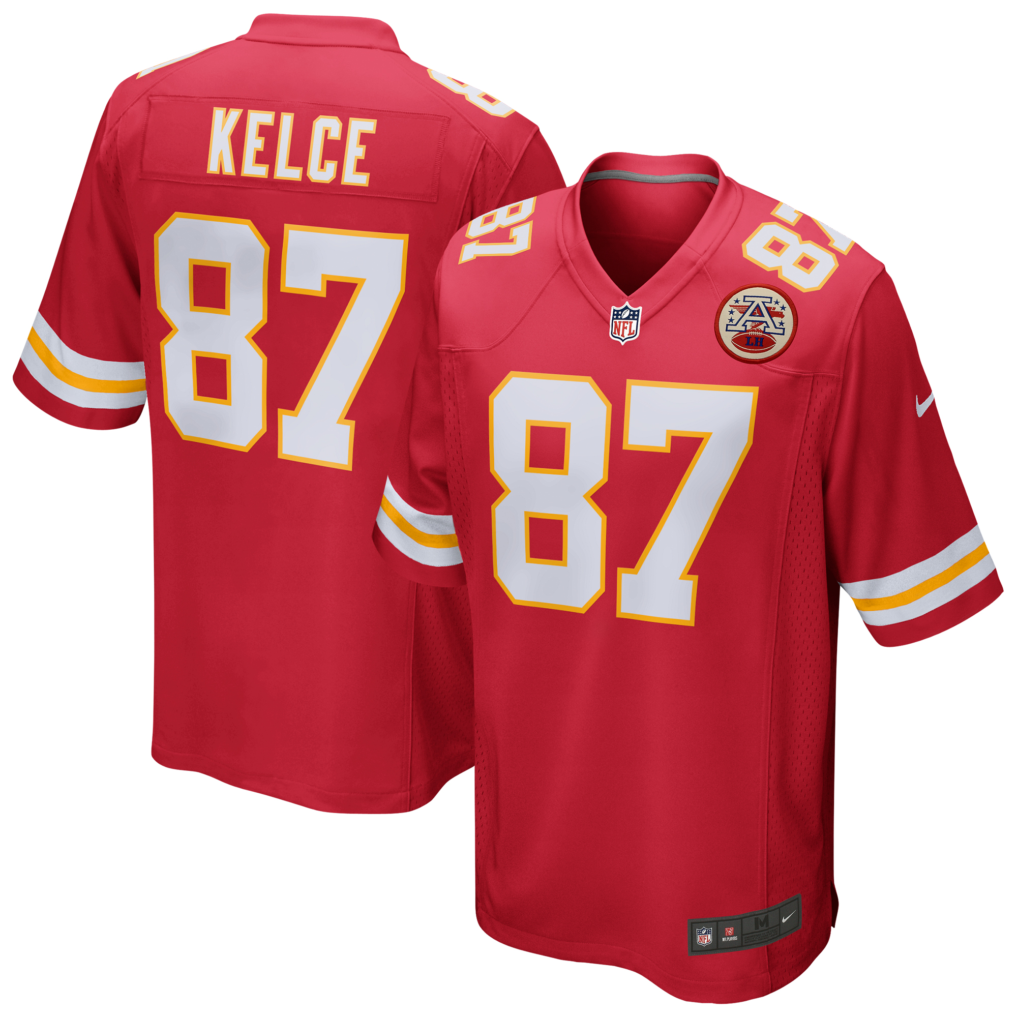 Men's Nike Travis Kelce Red Kansas City Chiefs Game Jersey - Image 5