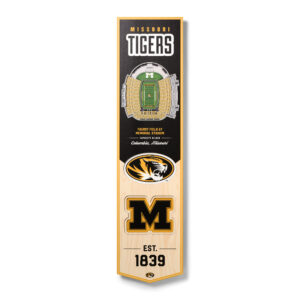 Missouri Tigers 8'' x 32'' 3D StadiumView Banner