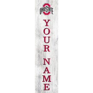 Ohio State Buckeyes 48" Personalized Welcome Leaner Sign