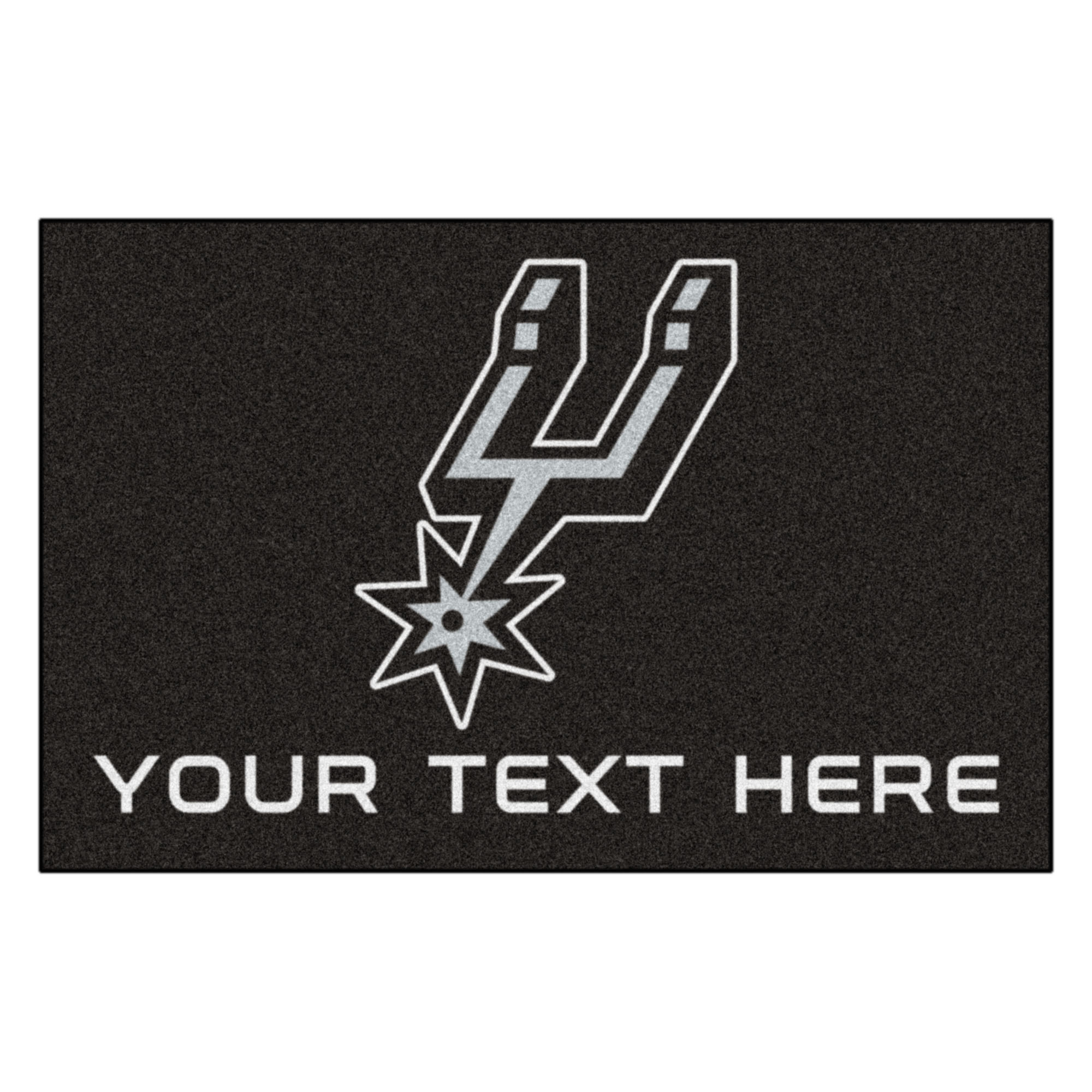 San Antonio Spurs 19'' x 30'' Personalized Accent Rug