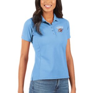 Women's Antigua Blue Oklahoma City Thunder Legacy Pique Polo