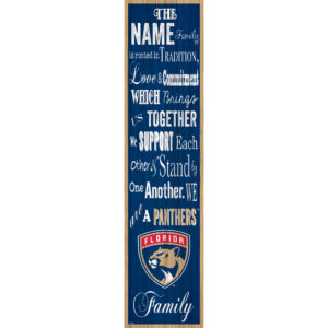 Florida Panthers 6'' x 24'' Personalized Family Banner Sign