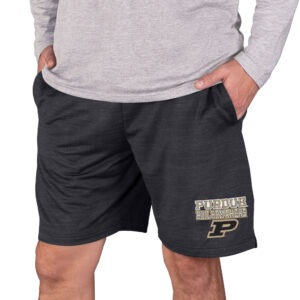 Men's Concepts Sport Charcoal Purdue Boilermakers Bullseye Knit Jam Shorts