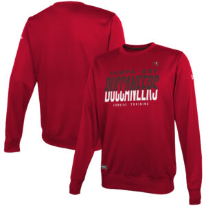Men's New Era Red Tampa Bay Buccaneers Combine Authentic Pro Style Pullover Sweatshirt