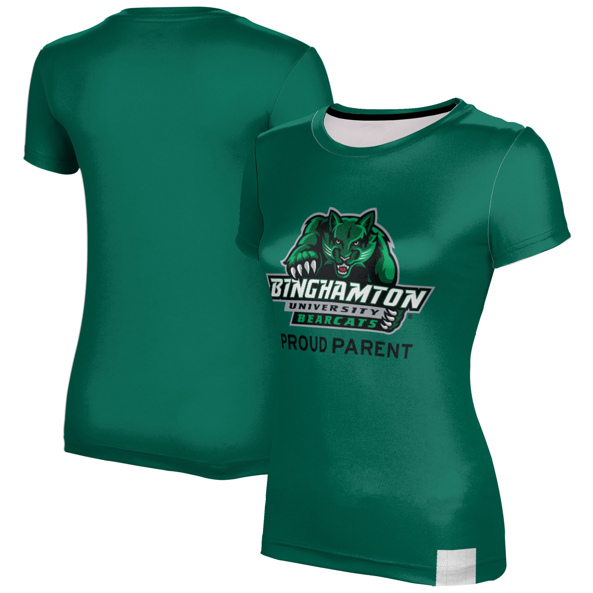 Women's Green Binghamton Bearcats Proud Parent T-Shirt - Image 5