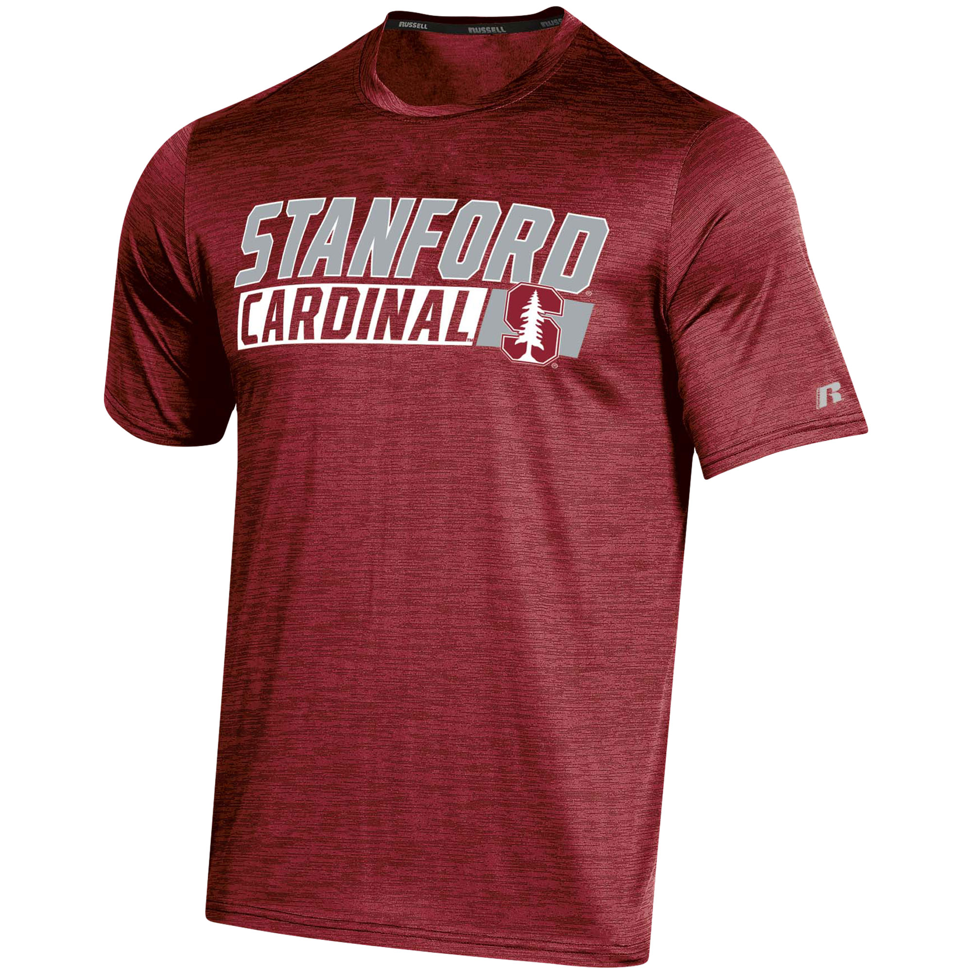 Men's Russell Cardinal Stanford Cardinal Digi Static Space-Dye T-Shirt - Image 6