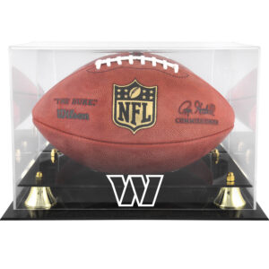 Washington Commanders Golden Classic Team Logo Football Display Case