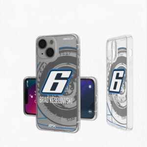 Brad Keselowski iPhone Wheel Design Clear Phone Case