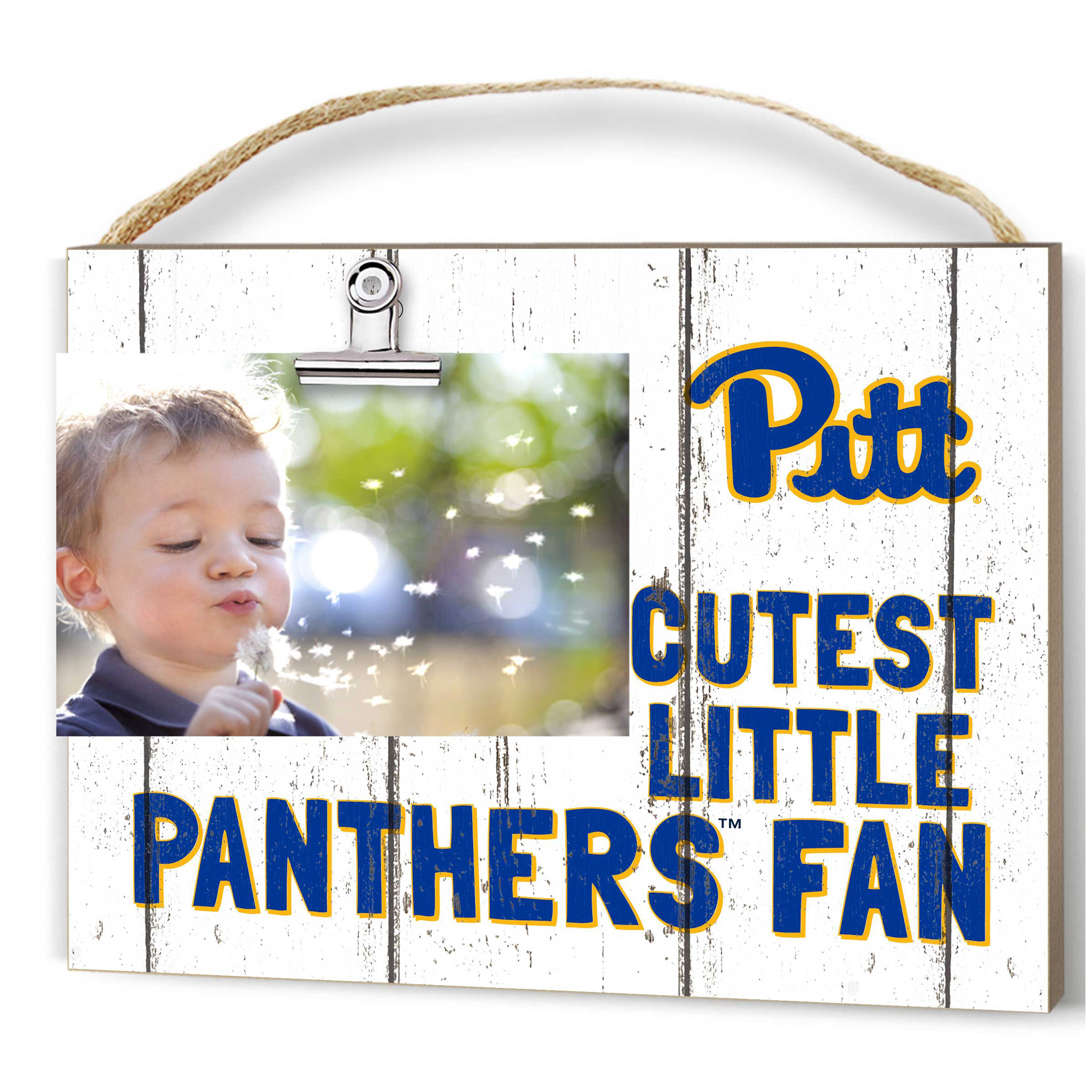 Pitt Panthers 8'' x 10'' Cutest Little Weathered Logo Clip Photo Frame - Image 2