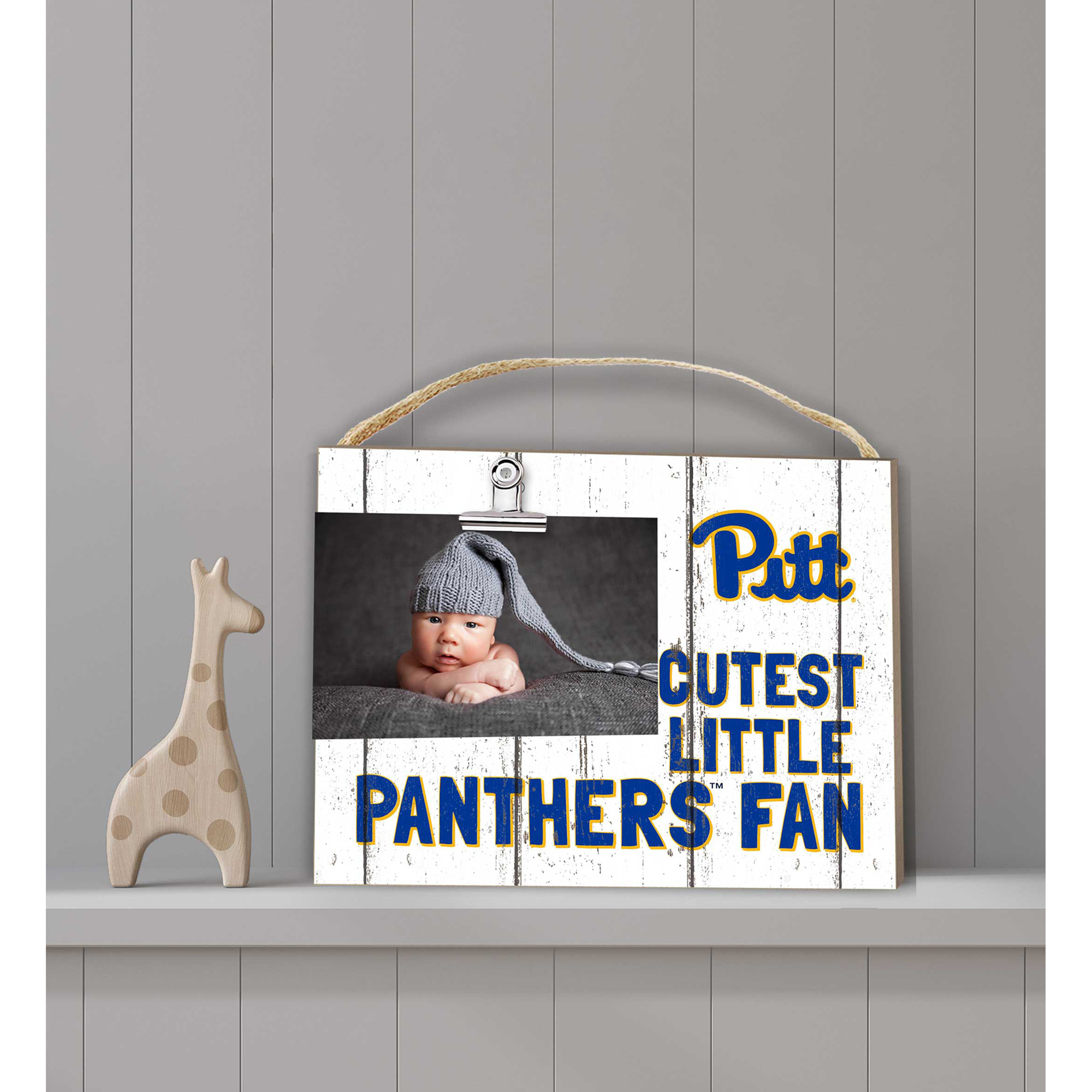 Pitt Panthers 8'' x 10'' Cutest Little Weathered Logo Clip Photo Frame - Image 3