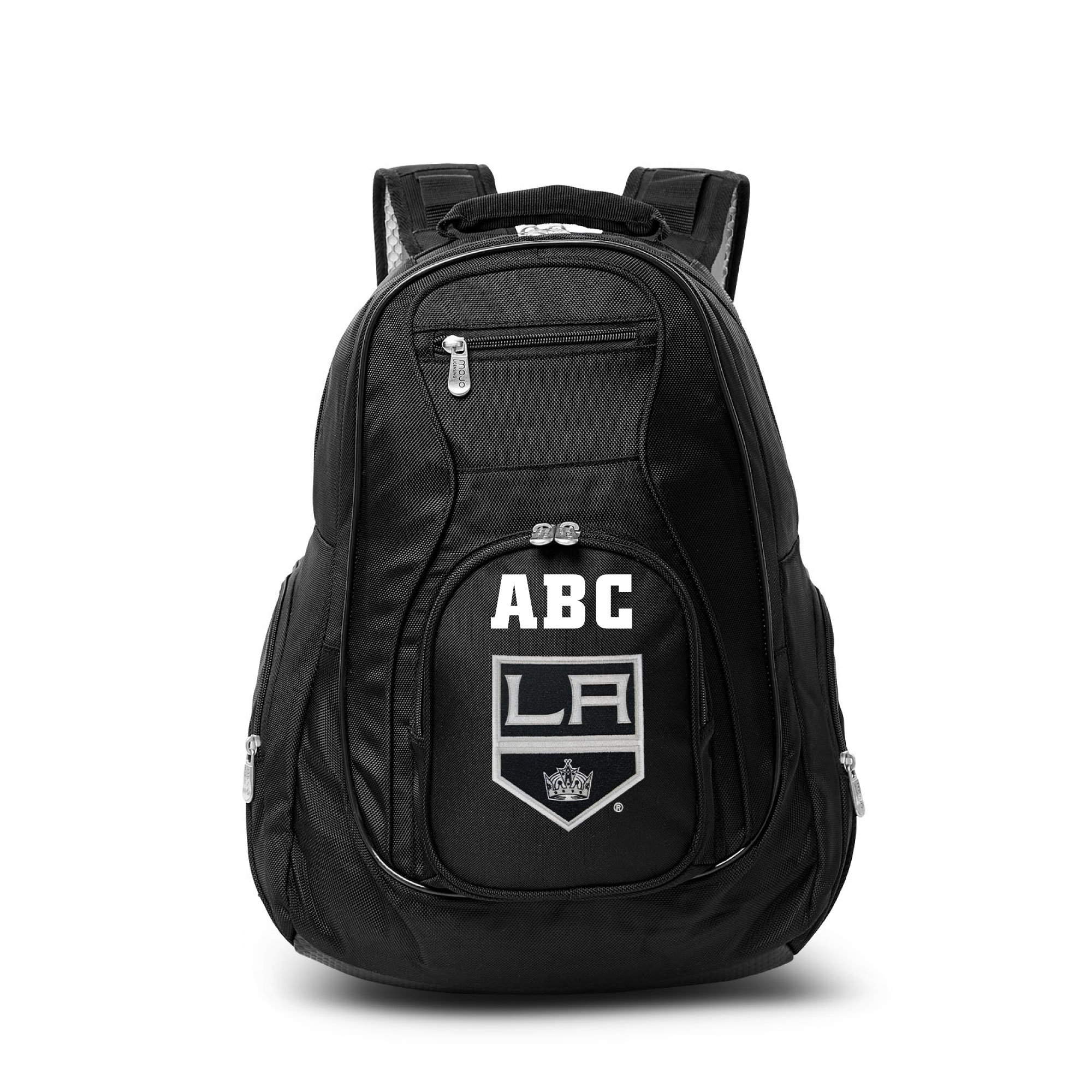 MOJO Black Los Angeles Kings Personalized Premium Laptop Backpack