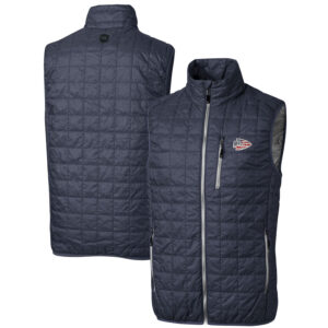 Men's Cutter & Buck Navy Kansas City Chiefs Eco Insulated Full-Zip Puffer Vest