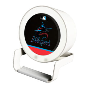 Miami Marlins Night Light Wireless Charger And Bluetooth Speaker