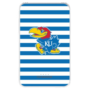 Kansas Jayhawks Stripe Design 10000 mAh Portable Power Pack