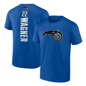 Men's Franz Wagner Blue Orlando Magic Playmaker Name & Number T-Shirt