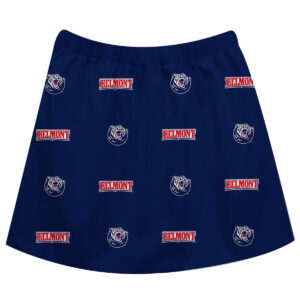 Girls Toddler Navy Belmont Bruins All Over Print Skirt