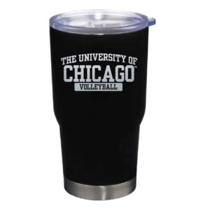 UChicago Maroons Black Volleyball 22oz. Stainless Steel Pro Tumbler