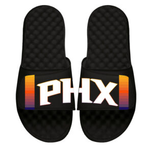 Men's ISlide Black Phoenix Suns Statement Slide Sandals
