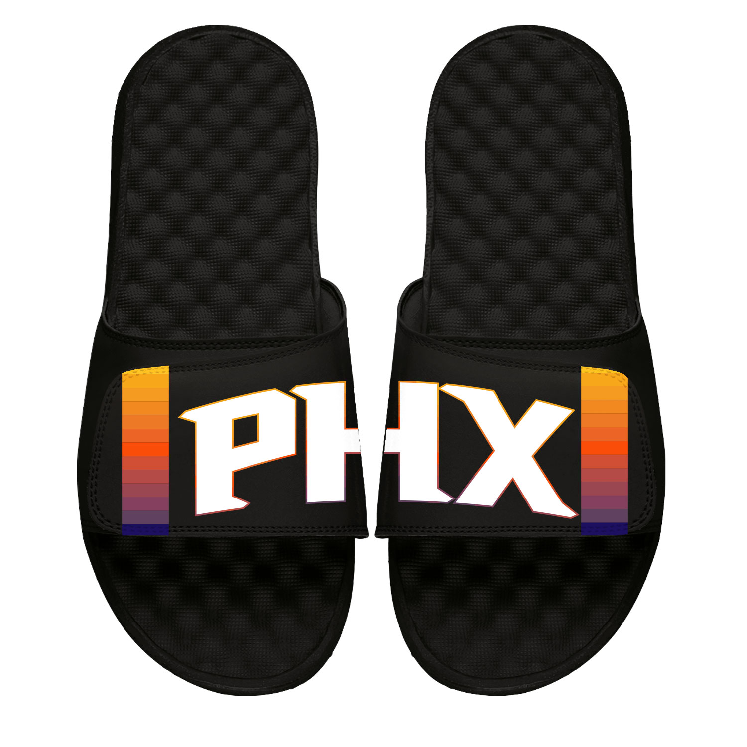 Men's ISlide Black Phoenix Suns Statement Slide Sandals