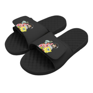 Men's ISlide  Black SpongeBob SquarePants Slide Sandals