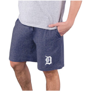 Men's Concepts Sport  Navy Detroit Tigers Quest Knit Jam Shorts