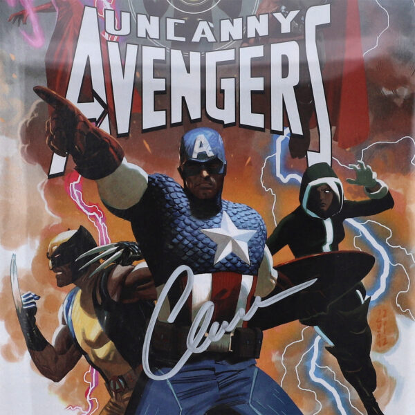 Chris Evans Captain America Autographed Uncanny Avengers #1 Acuna Variant Cover Comic Book - CGC Graded 9.6 - Image 7