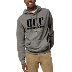 Men's League Collegiate Wear  Heather Gray UCF Knights  Heritage Tri-Blend Pullover Hoodie