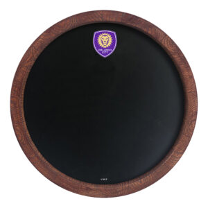 Orlando City SC 20.25'' Round Chalkboard Faux Barrel Top Sign