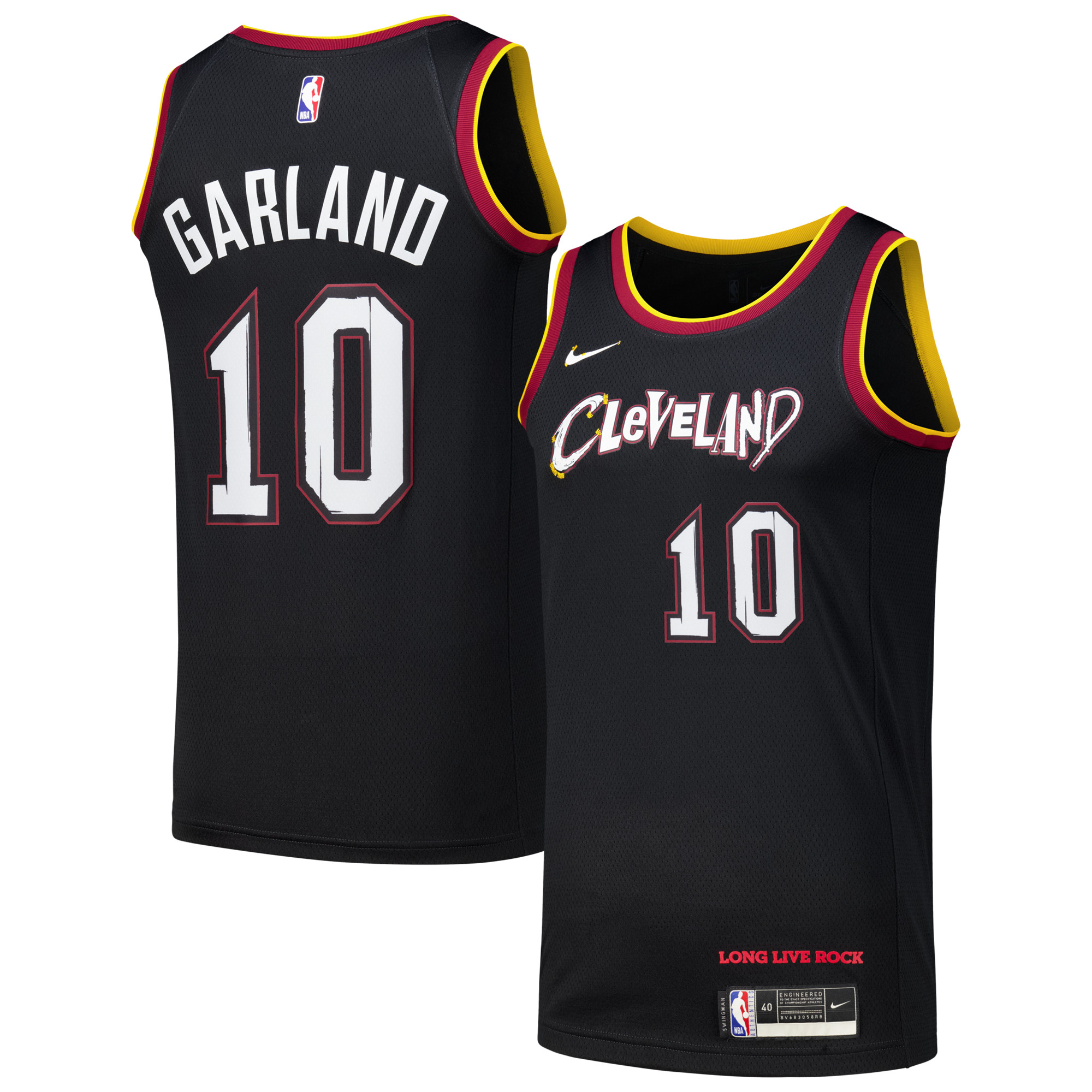 Men's Nike Darius Garland Black Cleveland Cavaliers Swingman Player Jersey - City Edition