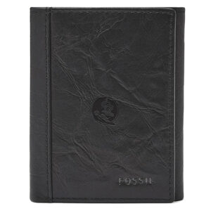 Men's Fossil  Black Florida State Seminoles Neel Extra Capacity Trifold Wallet