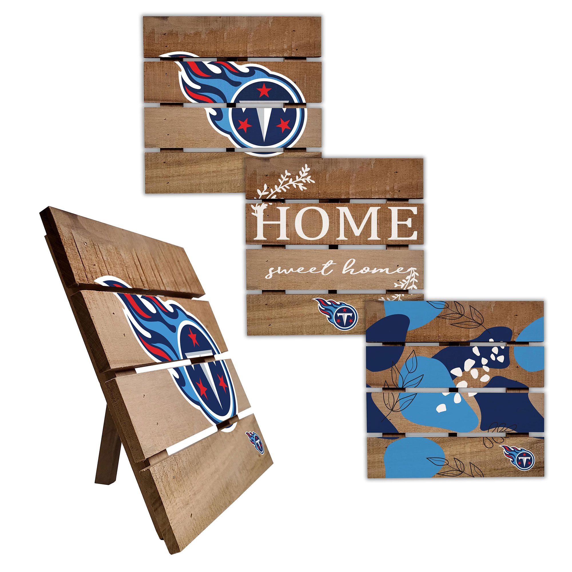 Tennessee Titans Four-Piece Hot Plate Set