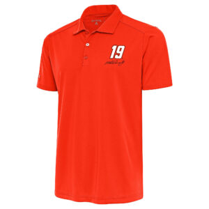 Men's Antigua Orange Martin Truex Jr Tribute Polo
