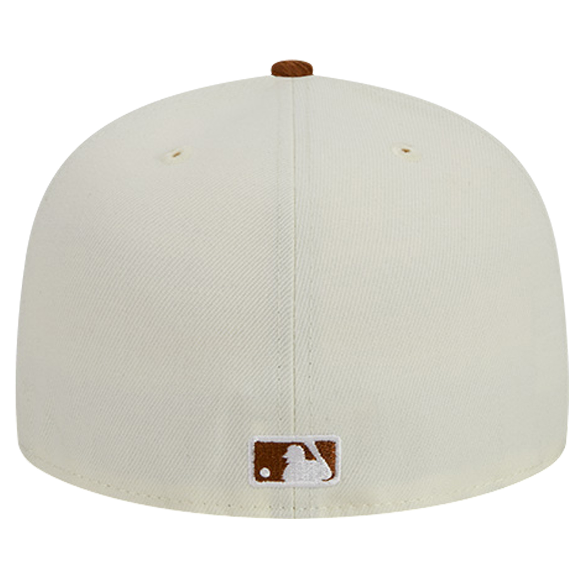 Men's New Era Cream New York Yankees Chrome Corduroy Visor 59FIFTY Fitted Hat - Image 13