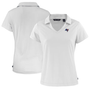 Women's Cutter & Buck  White Tampa Bay Buccaneers  Daybreak Eco Recycled V-neck Polo