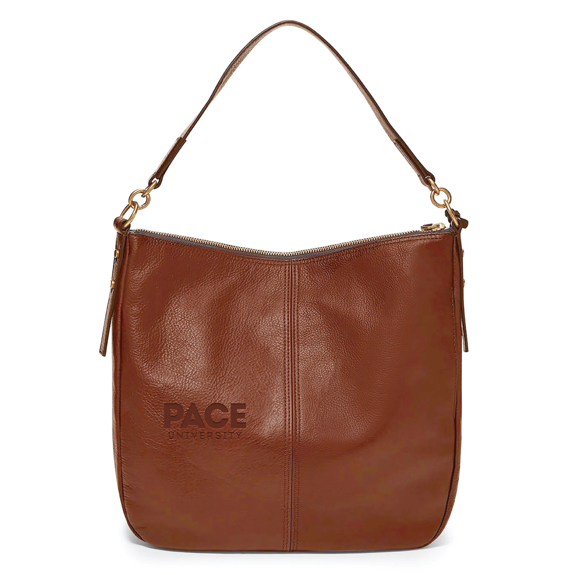 Fossil Brown Pace University Setters Jolie Hobo Bag