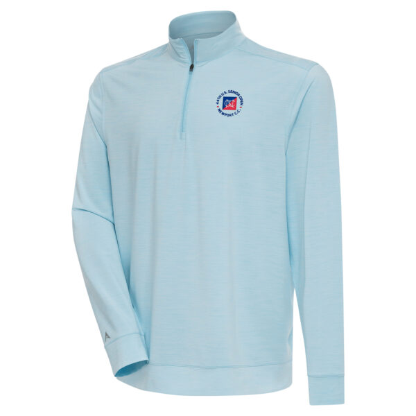 Men's  Antigua Powder Blue 2024 U.S. Senior Open  Bright Quarter-Zip Jacket