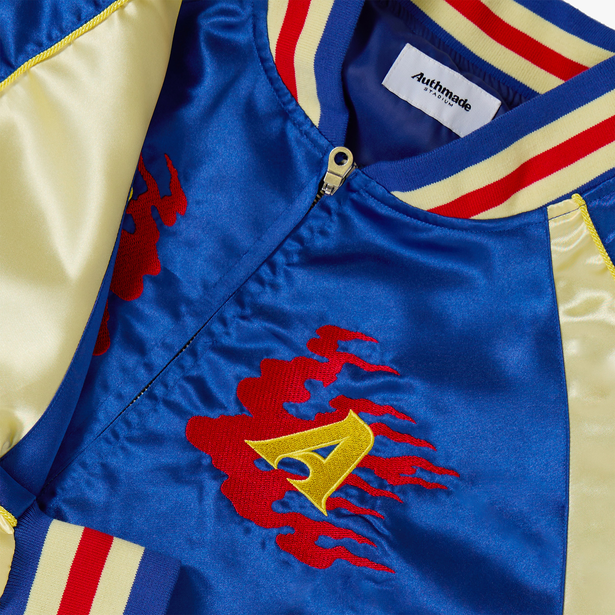 Unisex NBA x Authmade Blue/Cream Asian Pacific Islander Dreamer Full-Zip Jacket - Image 16