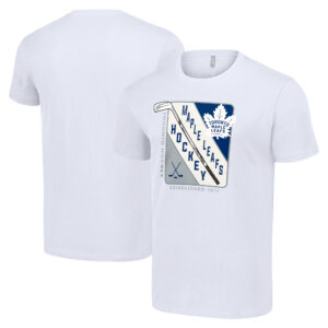 Men's Starter White Toronto Maple Leafs Shield Graphic T-Shirt