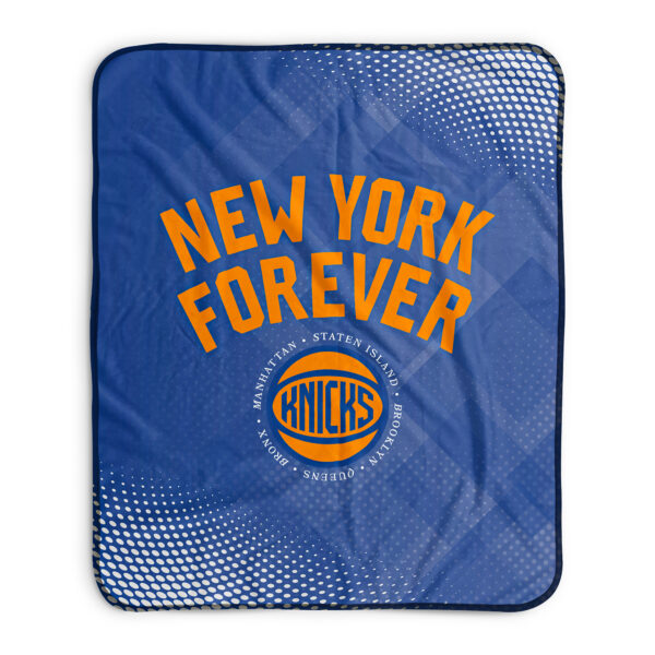 Chad & Jake New York Knicks 2024 NBA Playoffs 50" x 60" Sublimated Blanket
