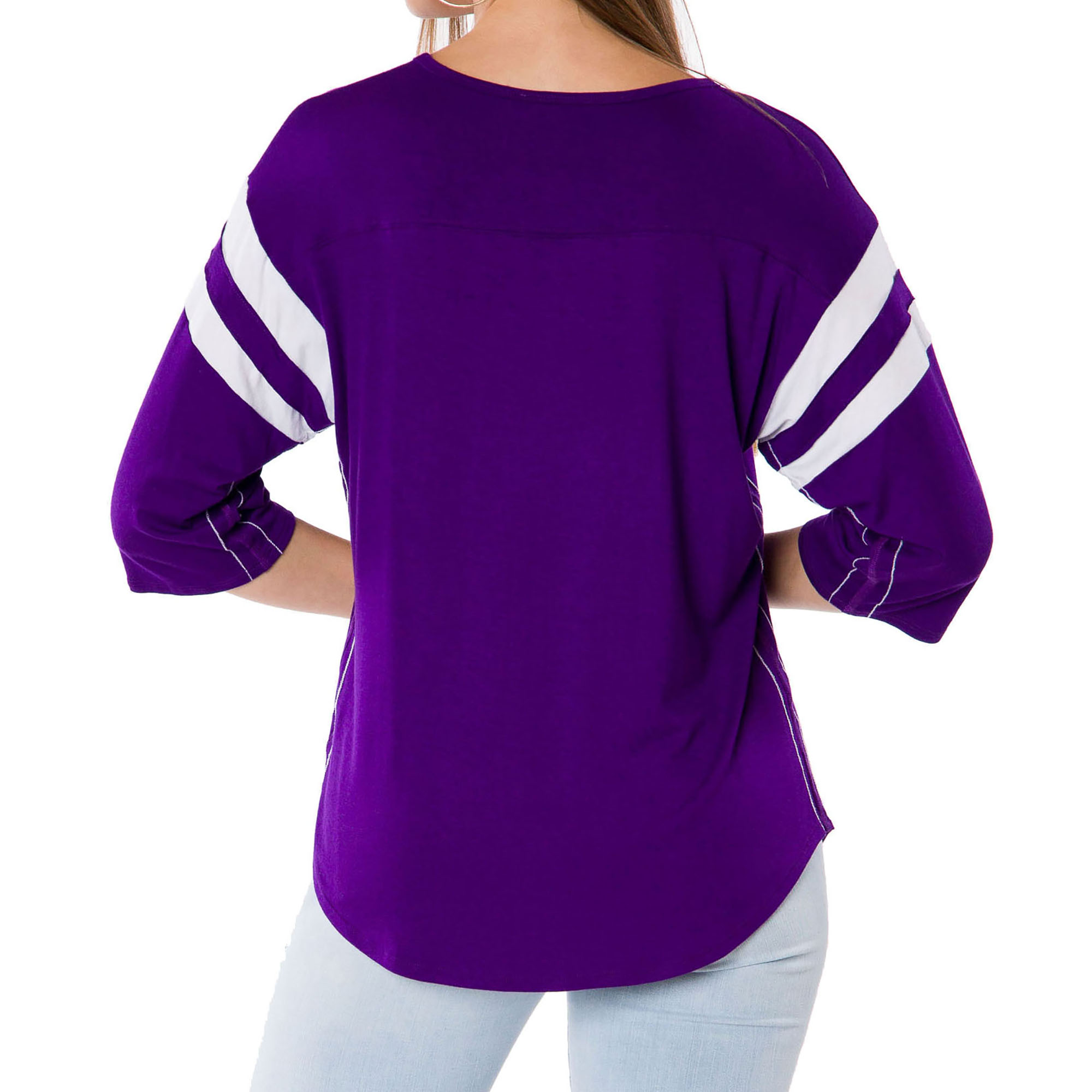 Men's Under Armour White Sam Houston State Bearkats Football Rival Fleece Raglan Pullover Sweatshirt - Image 3