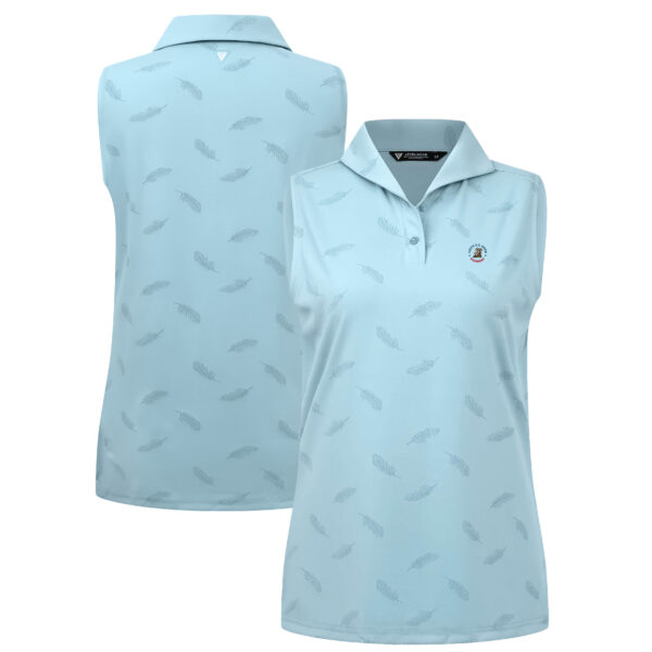 Women's 2025 U.S. Open Levelwear Light Blue Aero Sleeveless Polo