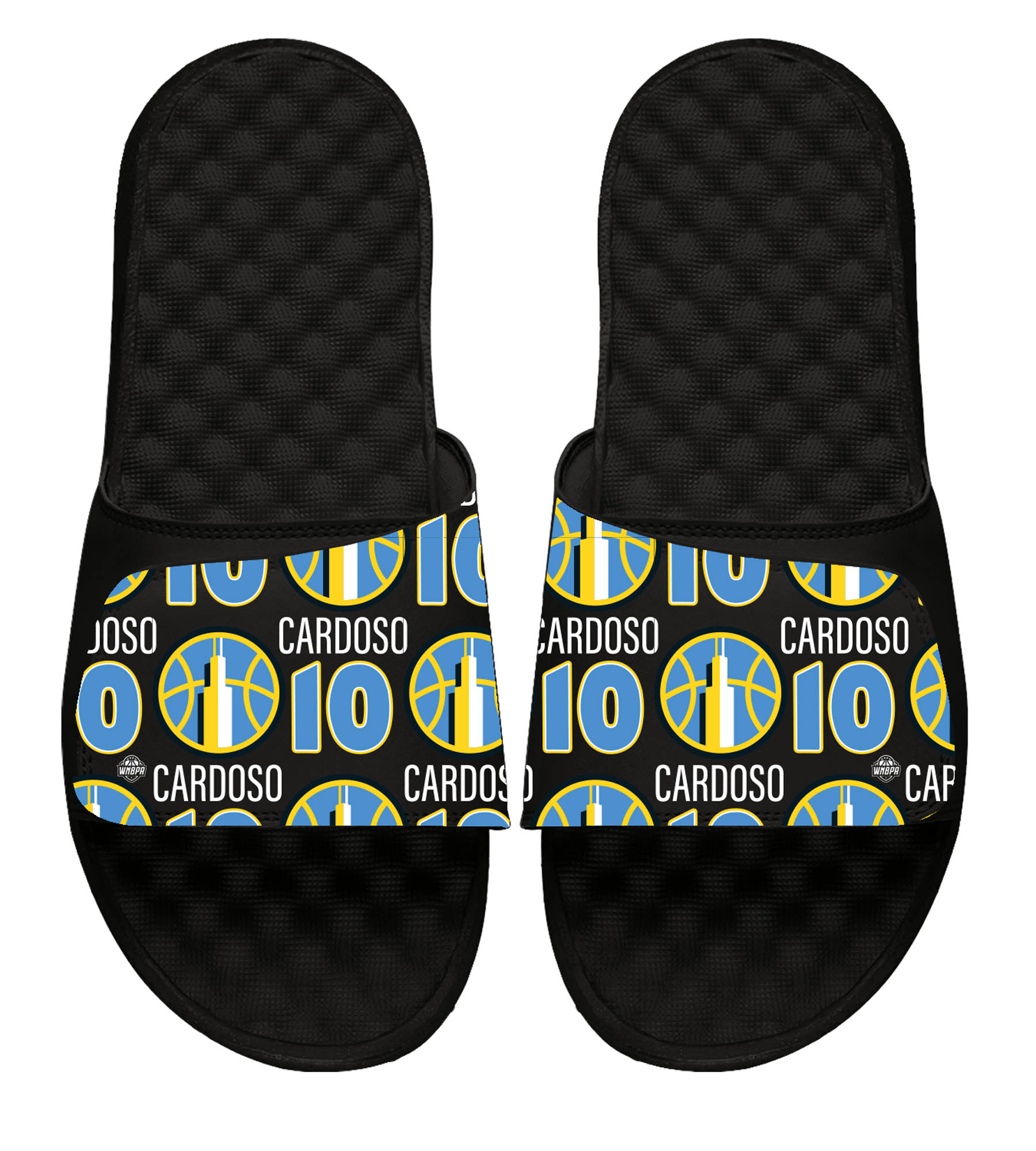 Unisex ISlide Kamilla Cardoso Chicago Sky Team Pattern Slide Sandals