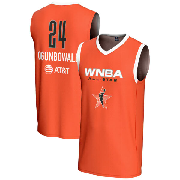 Youth GameDay Greats Arike Ogunbowale Orange 2024 WNBA All-Star Game Lightweight Replica Jersey - Image 5
