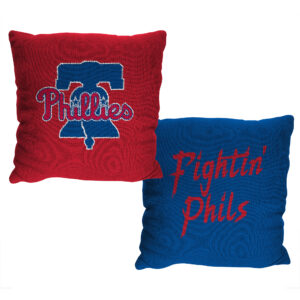 The Northwest Group Philadelphia Phillies 20" x 20" Invert Double-Sided Jacquard Pillow