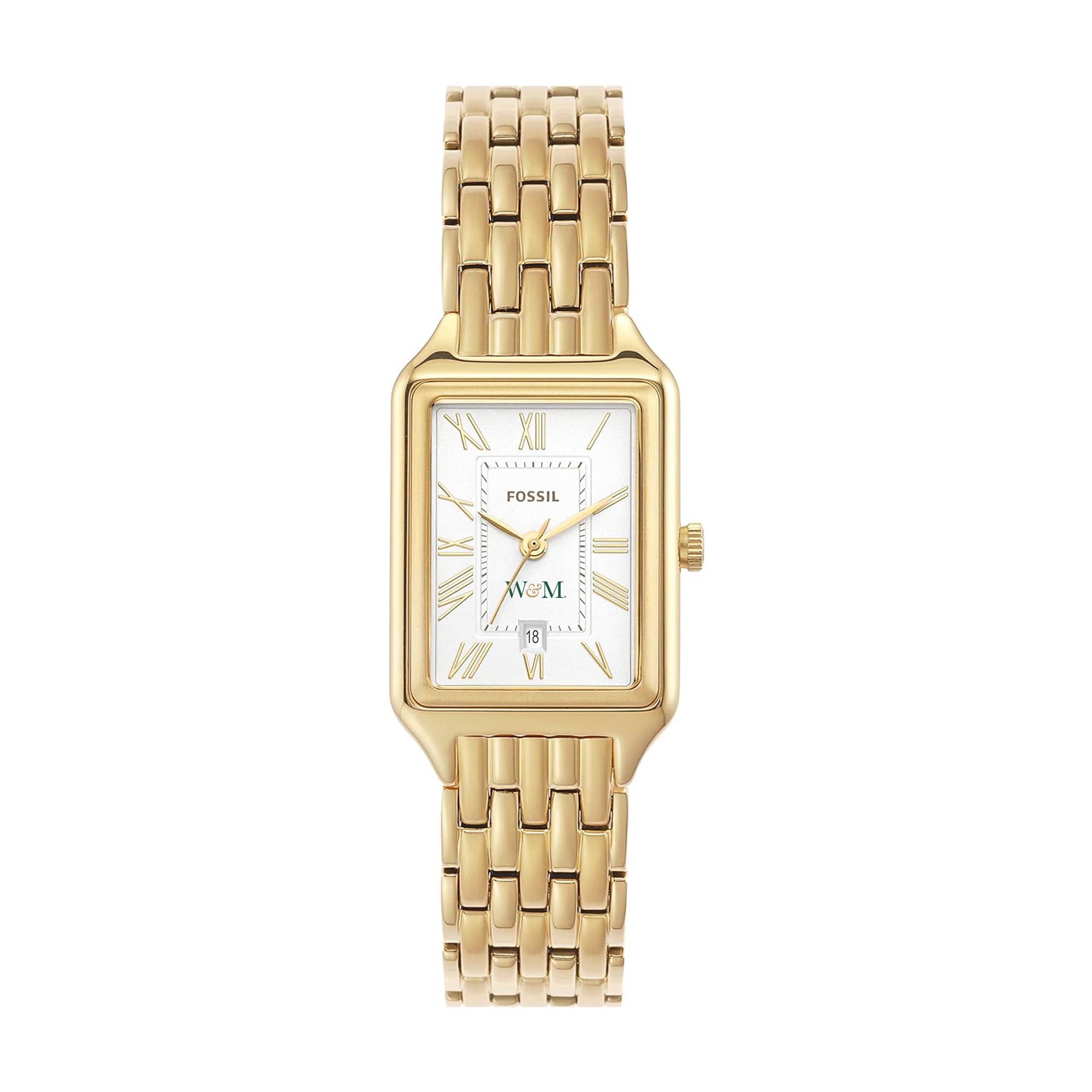 Women's Fossil William & Mary Tribe Raquel Gold-Tone Stainless Steel Watch