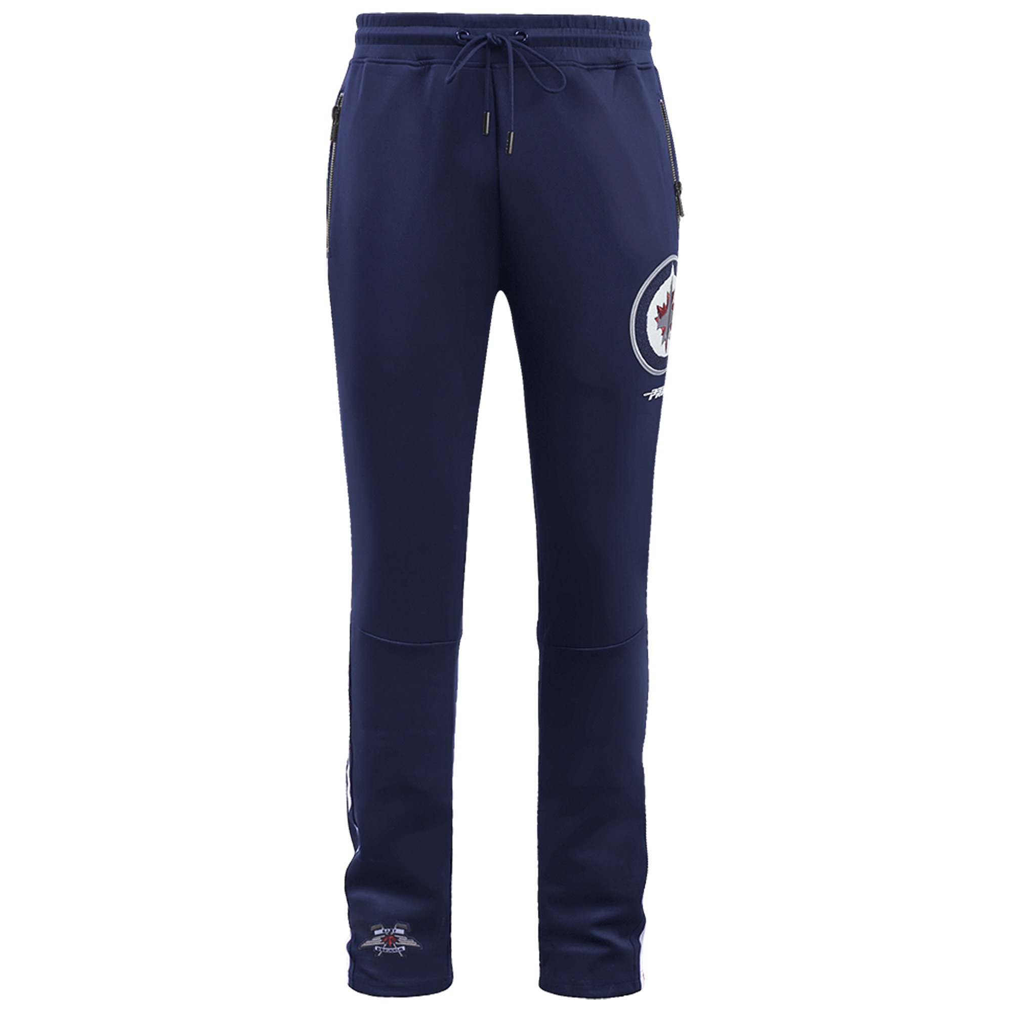 Men's Pro Standard Navy Winnipeg Jets Classic Chenille Track Pants - Image 3