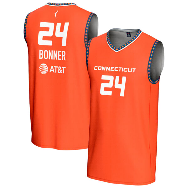 Unisex GameDay Greats DeWanna Bonner Orange Connecticut Sun Lightweight Replica Basketball Jersey
