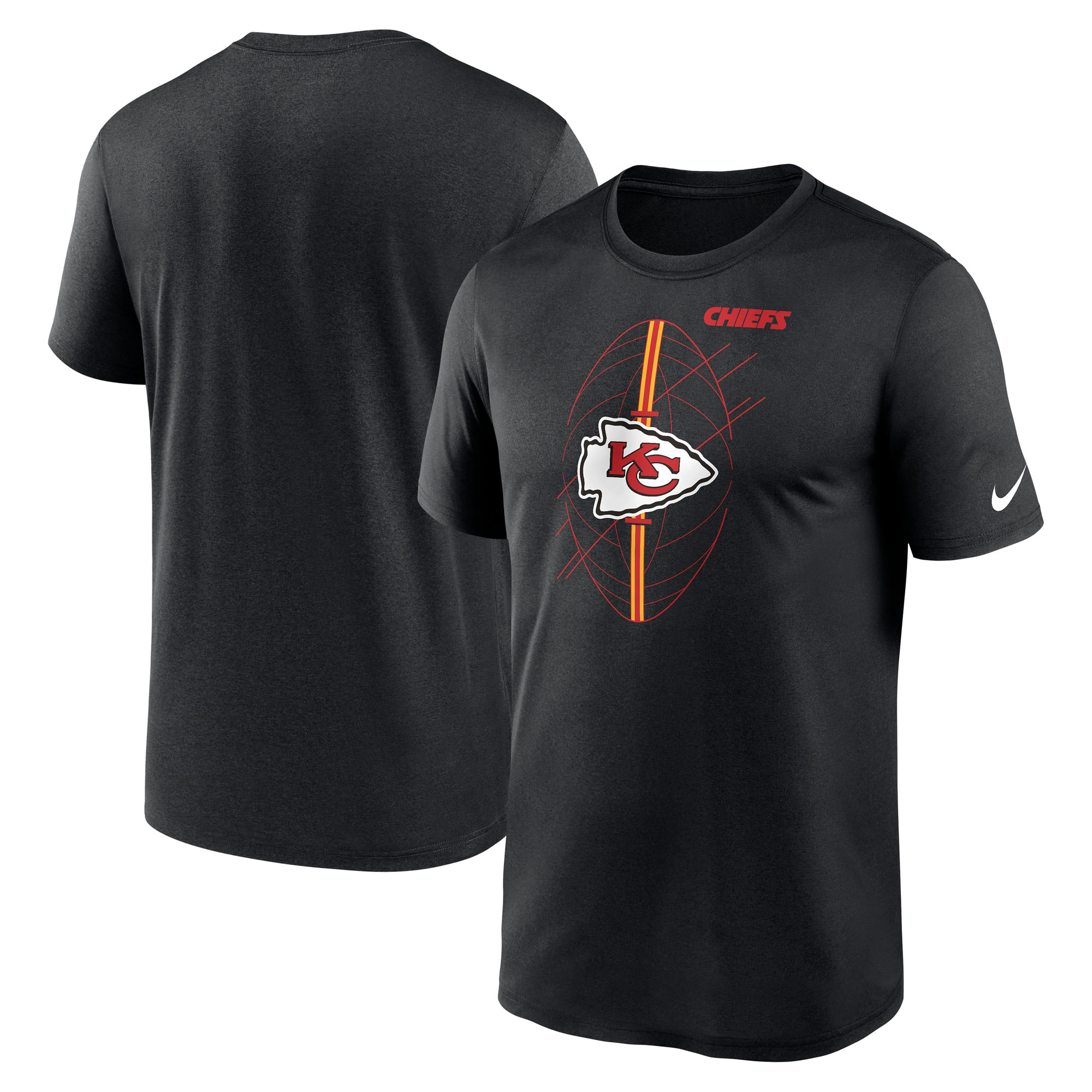 Men's Nike Black Kansas City Chiefs Legend Icon Performance T-Shirt