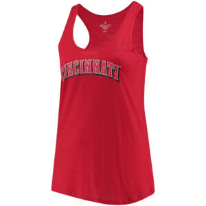 Women's Soft as a Grape Red Cincinnati Reds Plus Size Swing for the Fences Racerback Tank Top